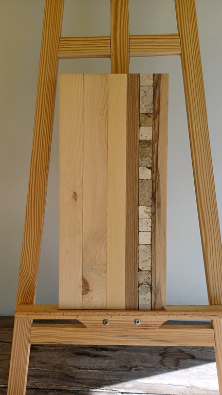 Tagliere legno e pietra